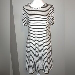 Striped tshirt dress